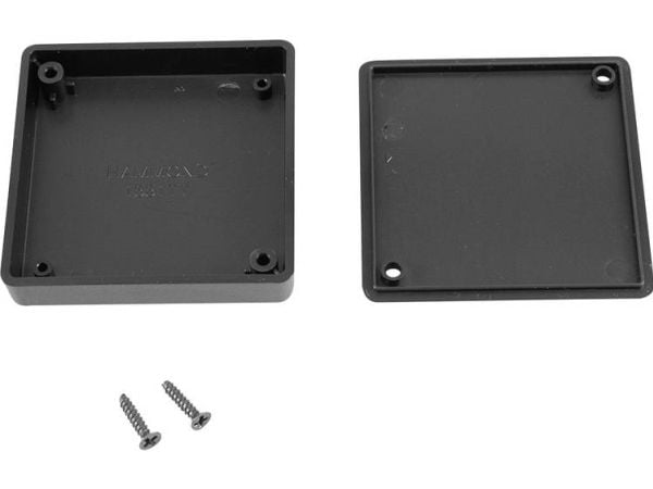 Hammond Electronics 1551TTBK universal-kabinett 60 x 60 x 15 ABS svart, 1 stk