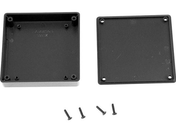 Hammond Electronics 1551XBK universalskåp 80 x 80 x 20 ABS svart (1 st.)