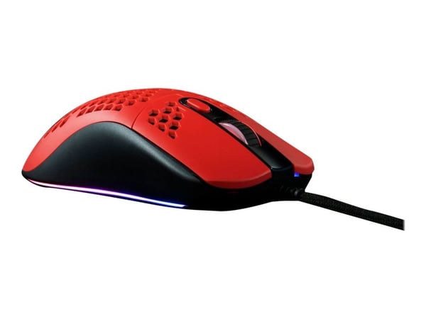 Arozzi Favo - Mus - optisk - 7 knapper - kablet - USB - Rød