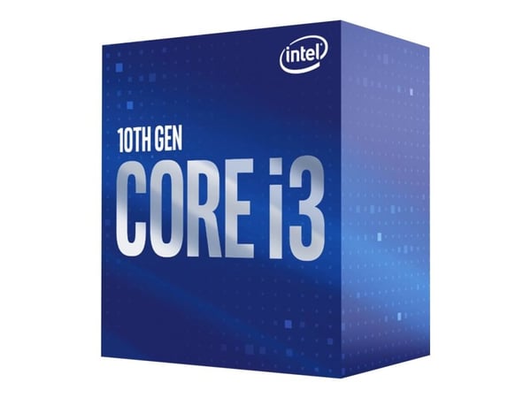 Intel Core i3 10100 - 3.6 GHz - 4 kjerner - 8 tråder - 6 MB cache - LGA1200 Socket - Boks