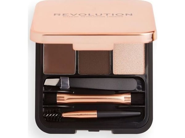 MAKE UP REVOLUTION Brow Sculpt Kit Dark (7376408) set för bryn
