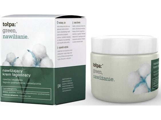 Tolpa Green fuktighetsgivende lindrende krem 50 ml