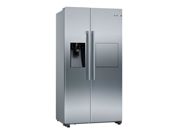 Bosch Serie | 6 KAG93AIEP - Kylskåp/frys - sida vid sida med vattenbehållare, isbehållare - bredd: 90.8 cm - djup: 70.7 cm - höjd: 178.7 cm - 560 l...