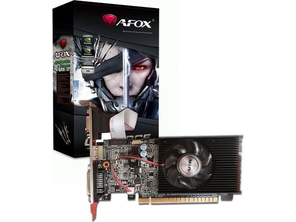 AFOX AF210-1024D2LG2, GeForce G210, 1 GB, GDDR2, 64 bittiä, 2560 x 1600 pikseliä, PCI Express 2.0
