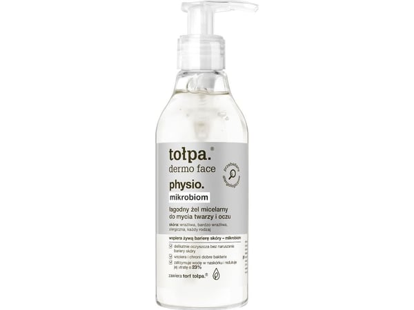 Tolpa Micellar Gel kasvoille ja silmille Physio Microbiome 195ml Tolpa Micellar Gel kasvoille ja silmille Physio Microbiome 195ml