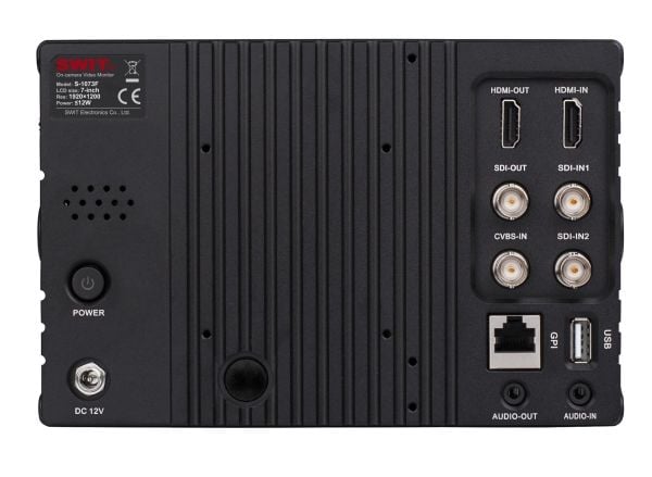 SWIT S-1073F, 17,8 cm (7"), 1920 x 1200 piksler, 16:9, 16.78 million farger, 400 cd/m², 160°