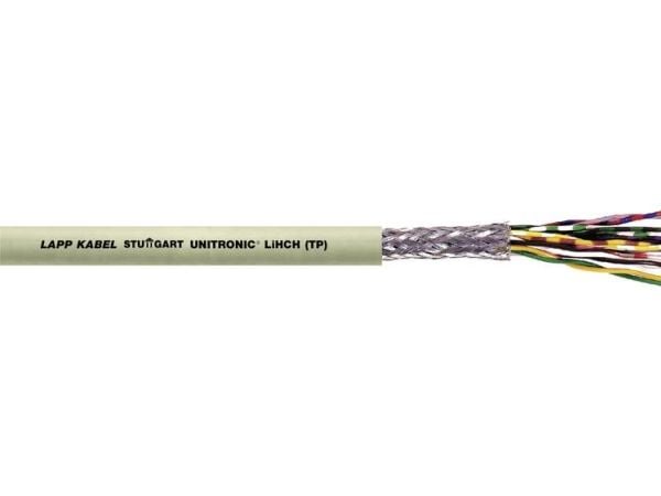 LAPP 38408-100 Datakaapeli UNITRONIC LIHCH (TP) 8 x 2 x 0,25 mm² Grå 100 m