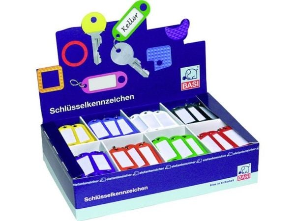Basi avaimenperä 8500-9000 8-värinen 200 kpl 1 sarja