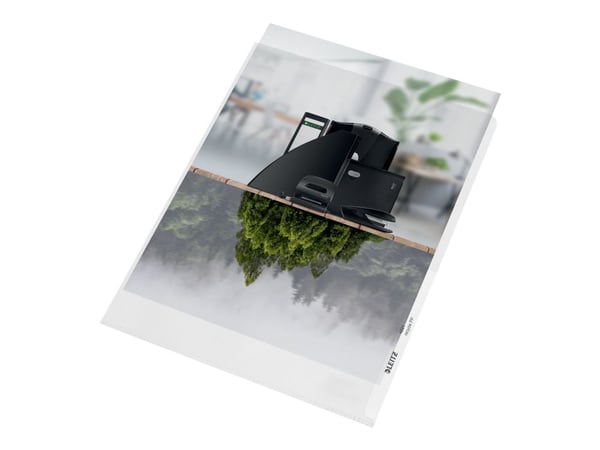 Leitz Recycle - L-formet mappe - for A4 (210 x 297 mm) - kapasitet: 40 ark - gjennomsiktig (en pakke 100) - for P/N: 46220069, 46230069, 46240069
