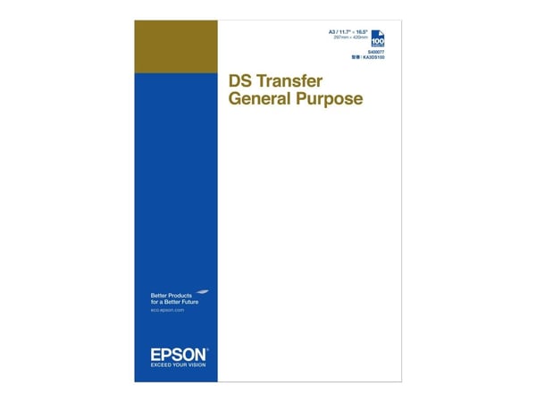 Epson DS Transfer General Purpose - A3 (297 x 420 mm) overføringspapir - for SureColor SC-F500, SC-F501
