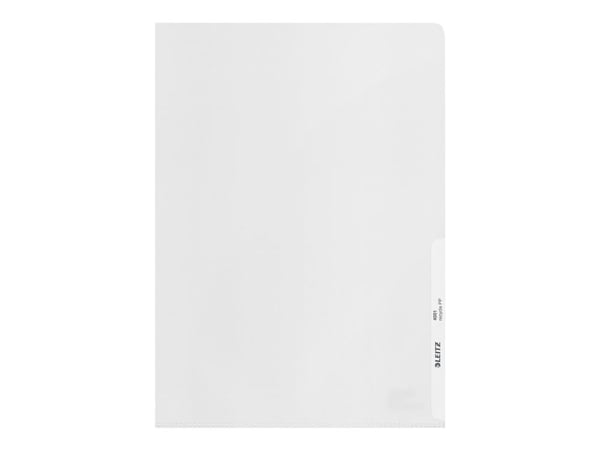 Leitz Recycle - L-formet mappe - for A4 (210 x 297 mm) - kapasitet: 40 ark - gjennomsiktig (en pakke 100) - for P/N: 46220069, 46230069, 46240069