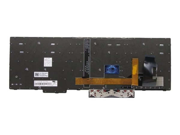 Chicony - Ersättningstangentbord för bärbar dator - bakgrundsbelyst - Engelska - Europa - svart - för ThinkPad P15s Gen 1 20T4, 20T5
