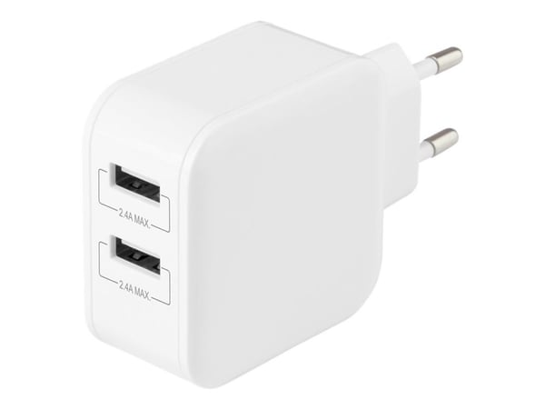 Deltaco USB-AC175, Sisätila, AC, Valkoinen
