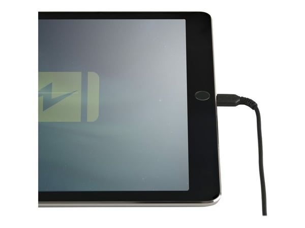 StarTech.com 12 in (30cm) Kestävä musta USB-A Lightning-kaapeli, Heavy Duty Rugged Aramid Fiber USB Type A to Lightning Charger/Sync Power Cord, Ap...