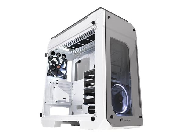 Thermaltake View 71 TG - Snow Edition - tower - utvidet ATX (E-ATX) - sidepanel med vindu (herdet glass) - ingen strømforsyning (PS/2) - hvit - USB...
