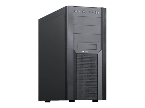 Chieftec Mesh Series CW-01B-OP - Tower - ATX - ingen strømforsyning (ATX) - svart - USB/lyd