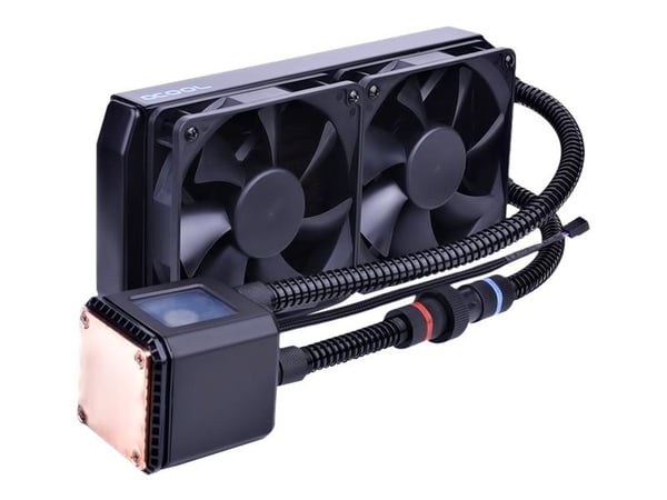 Alphacool Eisbaer 240 CPU, All-in-one-nesteenjäähdytin, 12 cm, Musta