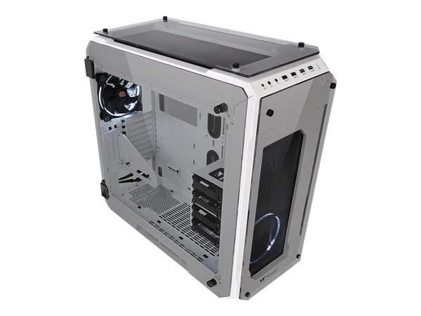 Thermaltake View 71 TG - Snow Edition - tower - utvidet ATX (E-ATX) - sidepanel med vindu (herdet glass) - ingen strømforsyning (PS/2) - hvit - USB...