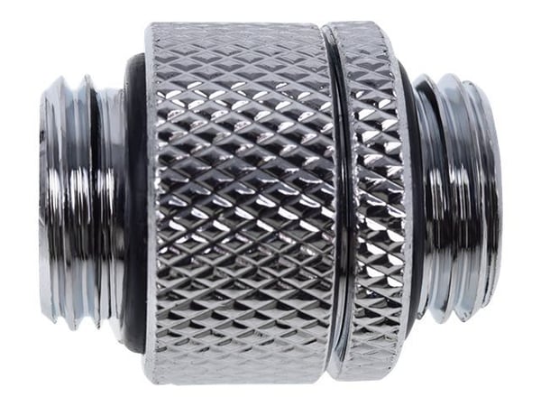 Alphacool 17245, Nikkeli, Hopea, 1/4", Uros, 18 mm, 22 mm, 18 mm