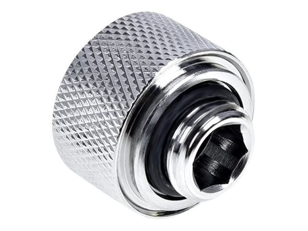 Alphacool Eiszapfen HardTube 16mm - Armatur for væskekjølesystemkompresjon - krom (en pakke 6)