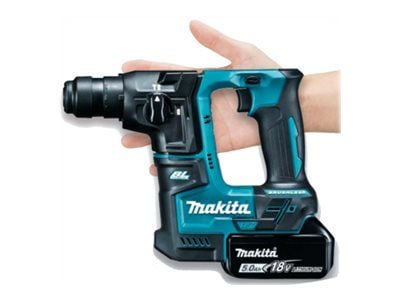 Makita DHR171RAJ - Roterende hammer - trådløs - SDS-plus - 1.2 joule - 2 batterier - 18 V