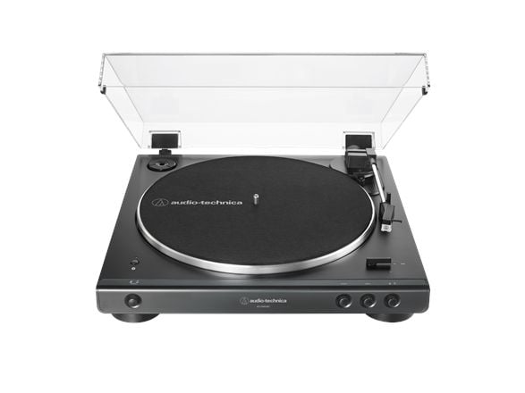 Audio-Technica AT-LP60XBT platespiller, remdrevet, helautomatisk, Bluetooth, svart