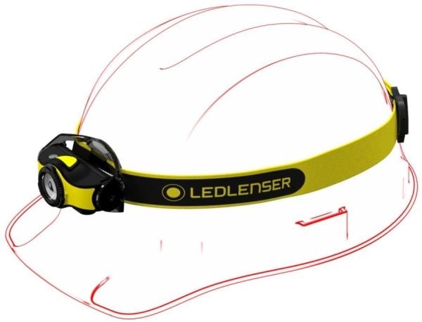 Ledlenser pandelygte iH5R - Genopladelig pandelampe m/fokus.2 lysstyrker 400/20 lm. IP54