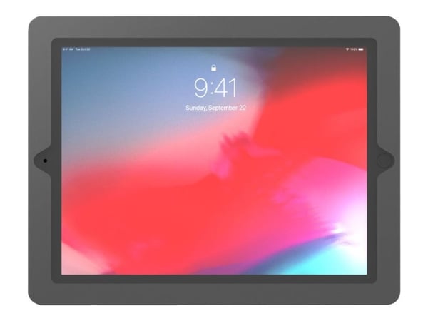 Compulocks iPad 10.2" Axis Enclosure - Monteringssett (gulvstativ, hus, tuklesikkert skruesett) - for nettbrett - svart - skjermstørrelse: 10.2" - ...