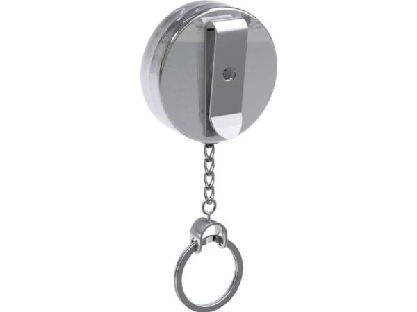 BASI 0006-0555, Nøkkelring, Sølv, Metall, Rund, Unisex, 52 mm
