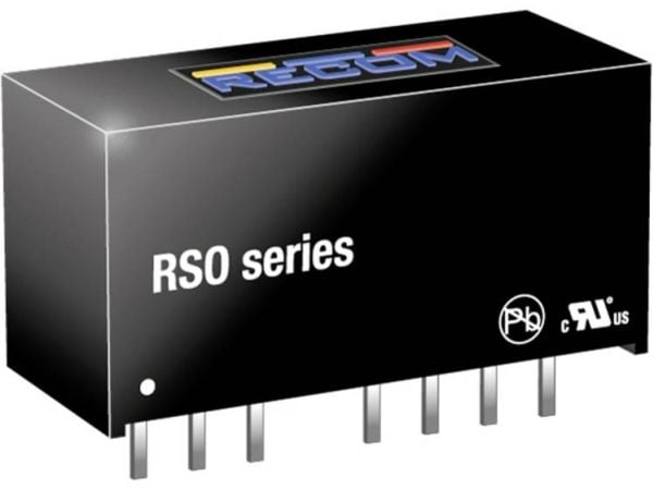 RECOM RSO-2415D DC/DC-muunnin, tulostus 34 mA 1 W Lähtöjen määrä: 2 x