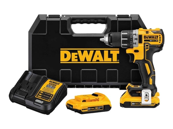 DeWALT DCD791D2-QW - Borr/drivare - sladdlös - 2 hastigheter - nyckellös chuck 13 mm - 70 N·m - 2 batterier - 18 V