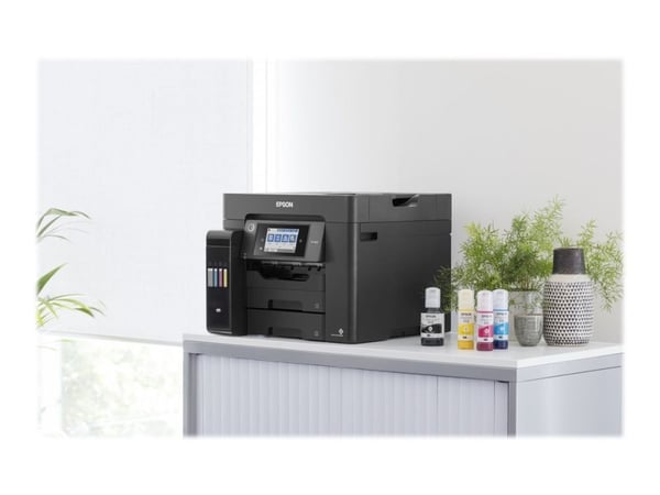 Epson EcoTank L6550 - Multifunksjonsskriver - farge - ink-jet - A4 (210 x 297 mm) (original) - A4/Legal (medie) - opp til 25 spm (trykking) - 550 a...