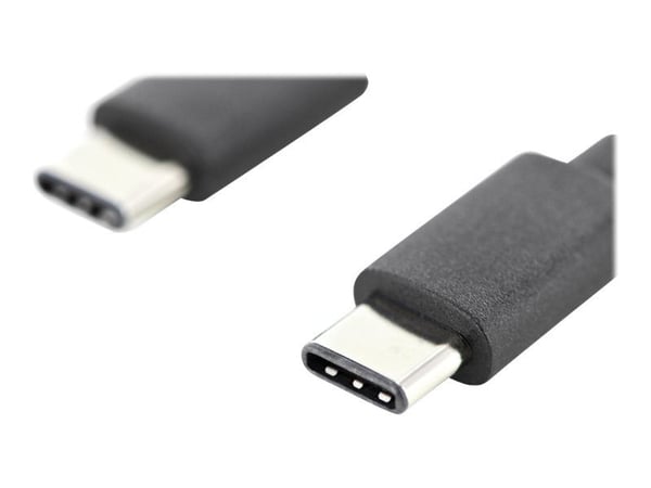 DIGITUS - USB-kabel - USB-C (hann) til USB-C (hann) - USB 2.0 - 3 A - 3 m - Power Delivery-støtte - svart
