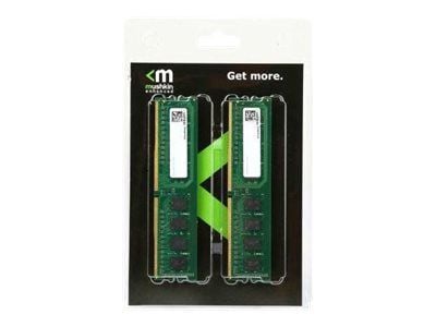Mushkin Essentials - DDR4 - sett - 32 GB: 2 x 16 GB - DIMM 288-pin - 3200 MHz / PC4-25600 - CL22 - 1.2 V - ikke-bufret - ikke-ECC