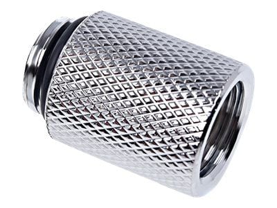 Alphacool Eiszapfen Connector Series Extension - Armatur for væskekjølesystem - sølvnikkel