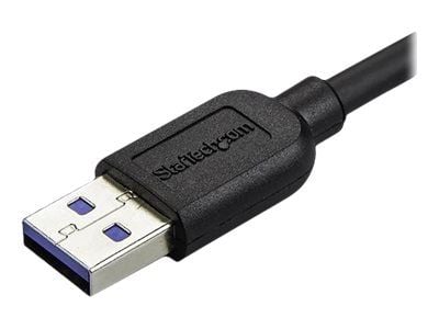 StarTech.com 0.5m 20in Slim Micro USB 3.0 Cable M/M - Left-Angle Micro-USB - USB 3.0 A to Micro B - Angled Micro USB - USB 3.1 Gen 1 5Gbps (USB3AU5...