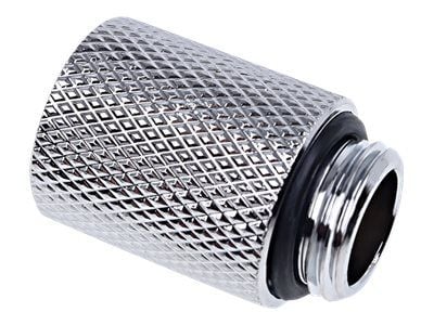 Alphacool Eiszapfen Connector Series Extension - Armatur for væskekjølesystem - sølvnikkel