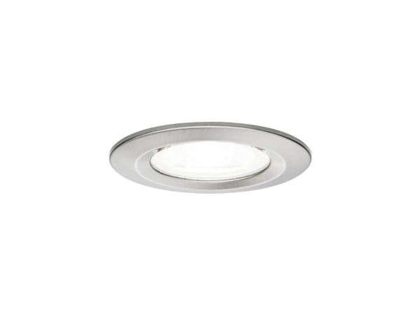Paulmann Nova, Upotettava valopaneeli, GU10, LED, 6,5 W, 470 lm, Ruostumaton teräs