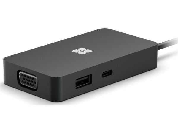 Microsoft USB-C Travel Hub - Dokkingstasjon - USB-C - VGA, HDMI - 1GbE - kommersiell