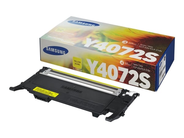 HP CLT-Y4072S - Gul - original - tonerpatron (SU472A) - for Samsung CLP-325, CLX-3180, CLX-3185, CLX-3186