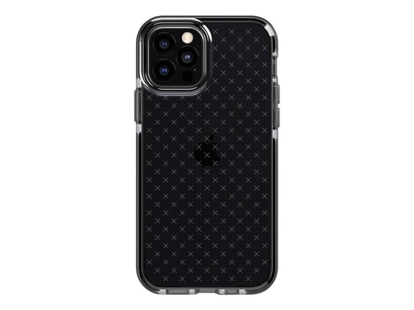 Tech21 Evo Check, Suojus, Apple, iPhone 12/12 Pro, 15,5 cm (6.1"), Musta, Läpikuultava
