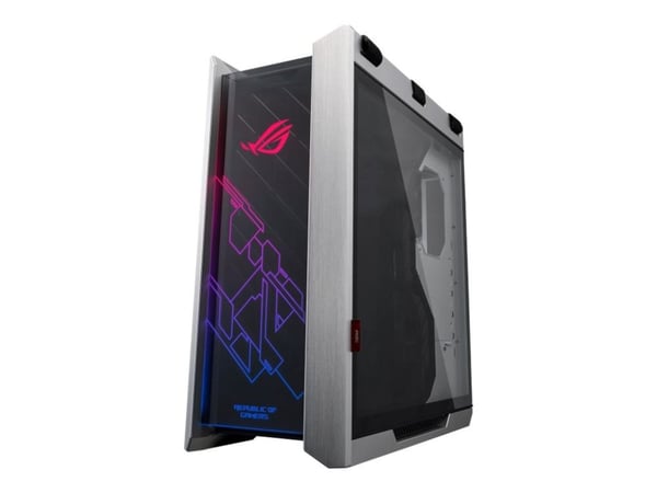 ASUS ROG Strix Helios - White Edition - tower - utökad ATX - genomskinlig sidopanel (glas) - ingen strömförsörjning (ATX) - vit upplaga - USB/ljud