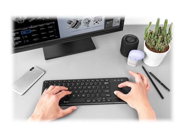 Tracer Smart RF - Tastatur - med styreplate - trådløs - 2.4 GHz