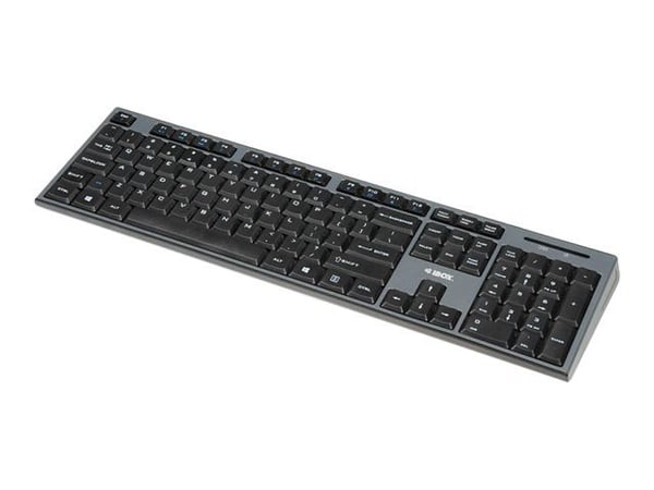 iBOX Desktop Kit Pro - Tastatur- og mussett - trådløs - QWERTY - svart