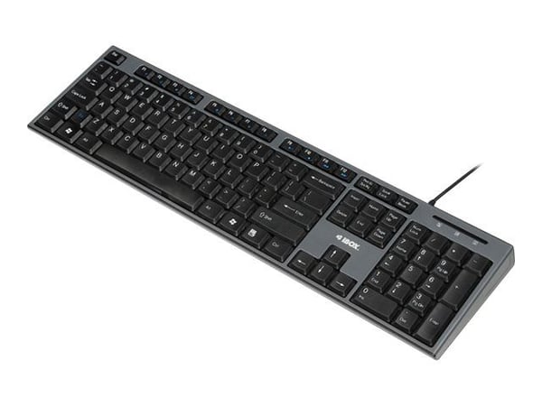 iBOX Desktop Kit - Tastatur- og mussett - USB - QWERTY - svart
