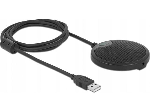 Delock - Mikrofon - USB - sortera