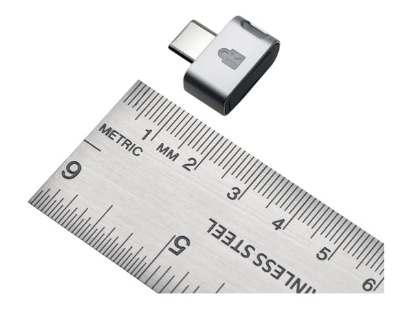 Kensington VeriMark Guard USB-C turva-avain sormenjälkitunnistimella - FIDO2, WebAuthn/CTAP2, &FIDO U2F, 40 g, 40 g, 80 mm, 20 mm, 134 mm, Harmaa