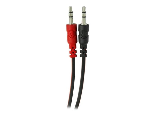 Defender Warhead G-120 - Gaming - hodesett - on-ear - kablet - 3,5 mm jakk - hvit, rød