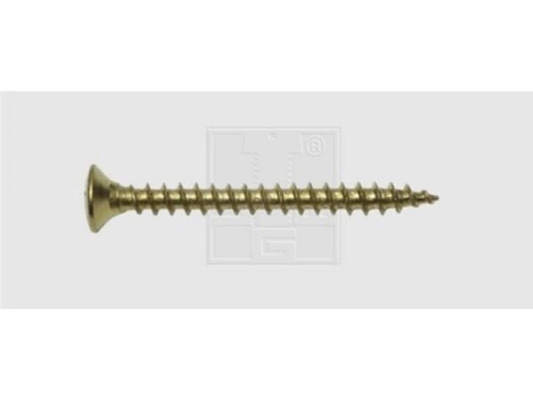SWG 1953454567 treskrue 4,5 mm 45 mm kryssspor Pozidriv stål messingbelagt 200 stk.