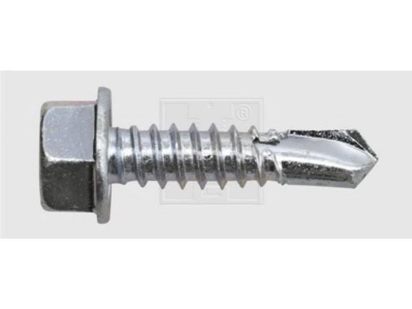 SWG 2116311910 borreskrue 6,3 mm 19 mm utvendig sekskant DIN 7504-K stål sinkbelagt 200 stk